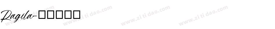 Ragila字体转换