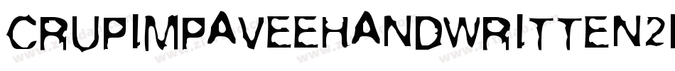 Crupimpaveehandwritten2italic-rYMy字体转换