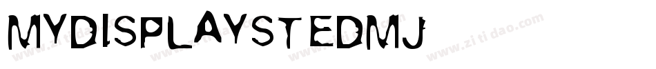 MyDisplaySt-EDmj字体转换