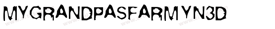 MyGrandpasFarm-yn3d字体转换