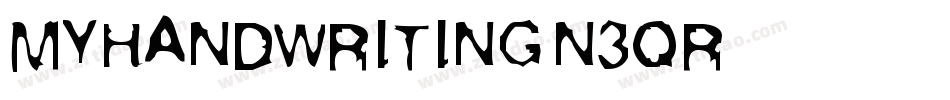 MyHandwriting-n3qR字体转换