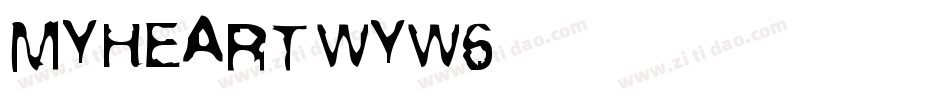 MyHeart-wYW6字体转换