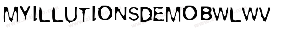 MyIllutionsDemo-BWLwV字体转换