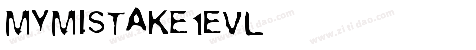 MyMistake-1EVL字体转换