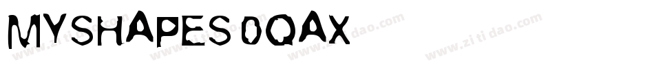 MyShapes-0qaX字体转换