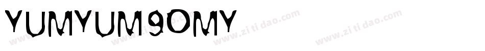 YumYum-9oMy字体转换
