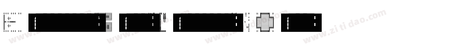 ElectronicBlackItalic-ddMX字体转换