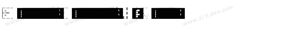 ElectronicExtrablack-W9Kn字体转换