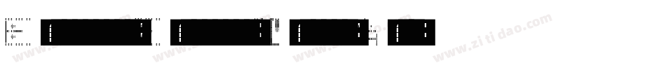 ElectronicExtrathinItalic-Al9p字体转换
