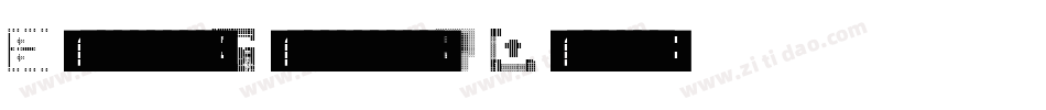 ElectronicSuperthick-RLo3字体转换
