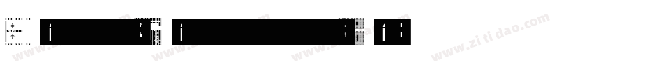 ElectronicSuperthickitalic-Bno5字体转换
