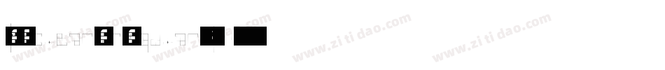 CfNuclearWarRegular-18jv字体转换