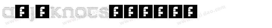 A-J-Knots字体转换