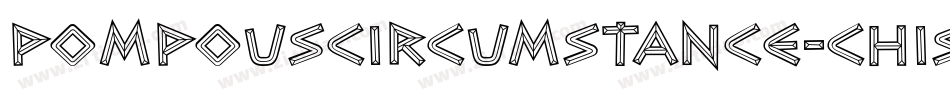 PompousCircumstance-Chiseled字体转换
