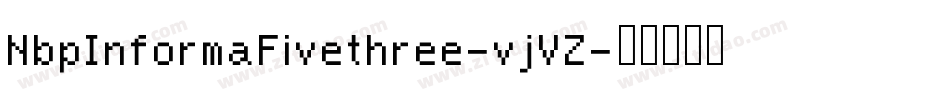 NbpInformaFivethree-vjVZ字体转换