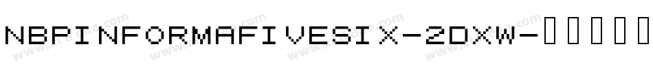 NbpInformaFivesix-2dXW字体转换