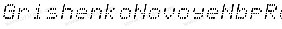 GrishenkoNovoyeNbpRegular-1EO2字体转换