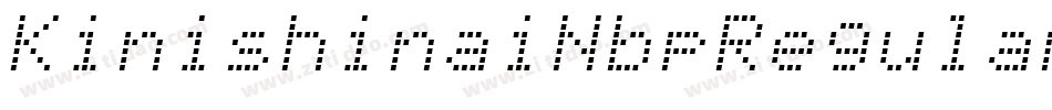 KinishinaiNbpRegular-va5y字体转换