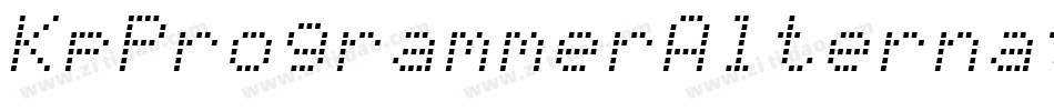 KpProgrammerAlternatesNbp-Zg1q字体转换