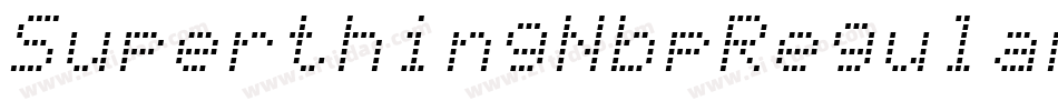 SuperthingNbpRegular-zgKa字体转换