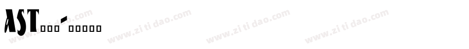 Ast126字体转换