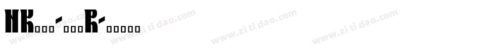 Nk128-072R字体转换