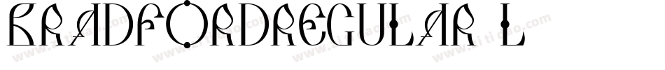 BradfordRegular-L133字体转换