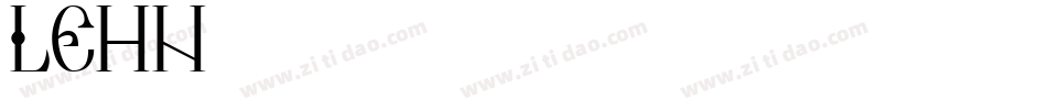 LEHN133字体转换