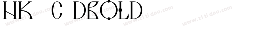 nk41c_dbold字体字体转换