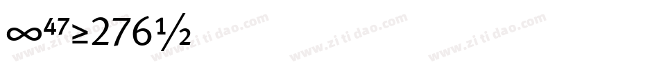 LEHN276字体转换