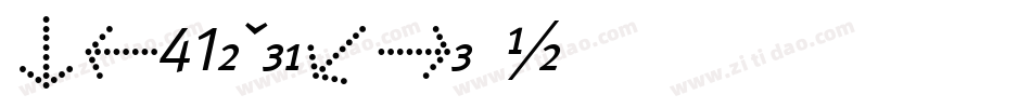 nk41c_dbold字体字体转换