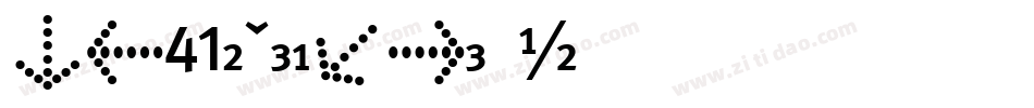 nk41c_dbold字体字体转换