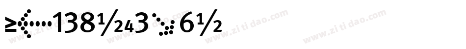 Nk138-e3x6字体转换