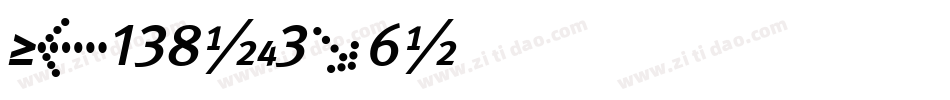 Nk138-e3x6字体转换