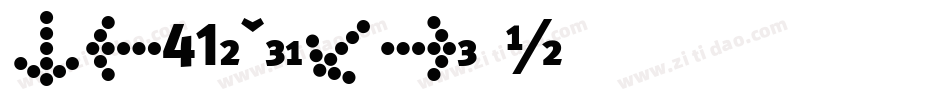 nk41c_dbold字体字体转换