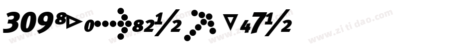 309Italic-rve7字体转换