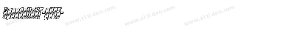 SpondulixNf-gD45字体转换