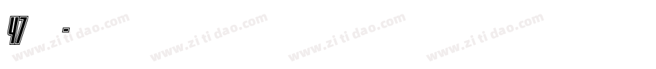 47敲可爱字体转换