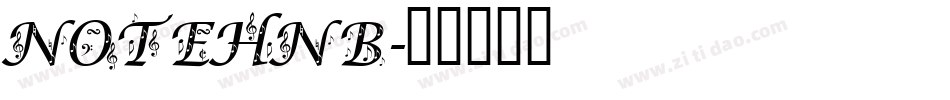 NOTEHNB字体转换