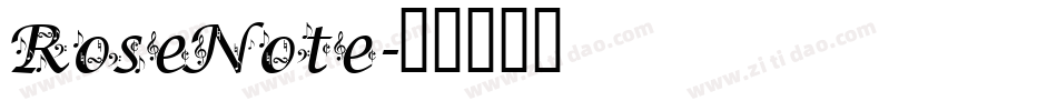 RoseNote字体转换