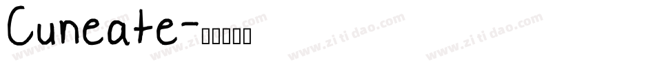 Cuneate字体转换