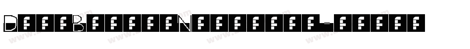 DackBrokenNegative字体转换