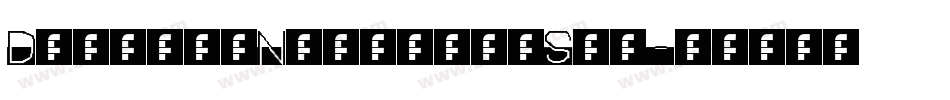 DiamondNegativeStd字体转换