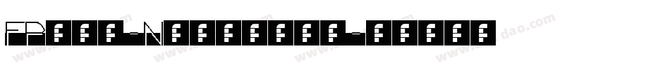 FPeep-Negative字体转换