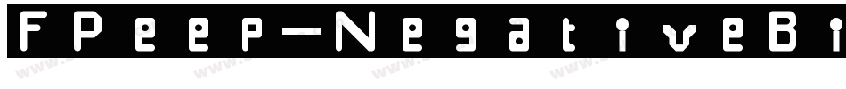 FPeep-NegativeBig字体转换
