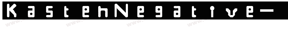 KastenNegative字体转换