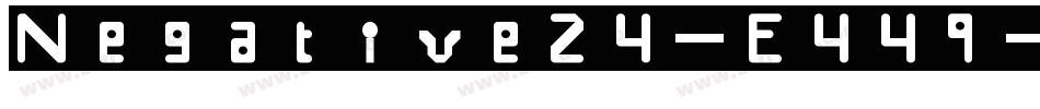 Negative24-E449字体转换