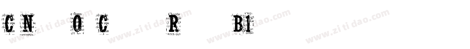 CfNelsonOldCaractersRegular-B19d字体转换