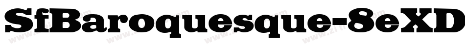 SfBaroquesque-8eXD字体转换