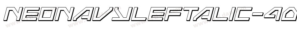 NeoNavyLeftalic-4059字体转换
